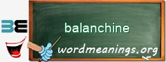WordMeaning blackboard for balanchine